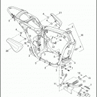 XG750 4NBB STREET 750 (2017) FRAME AND JIFFY STAND
