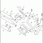 FXDF 1GY4 DYNA FAT BOB (2017) EXHAUST SYSTEM - FXDF, FXDLS AND FXDWG