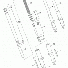 FLHTCU 1FCC ELECTRA GLIDE ULTRA CLASSIC (2017) FORK, FRONT, LEFT AND RIGHT - STANDARD