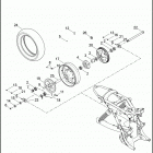 XG750 4NBB STREET 750 (2017) Колесо заднее