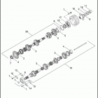 VRSCF 1HPH V-ROD MUSCLE (2013) TRANSMISSION GEARS