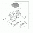 FLHRSE5 1PG8 CVO ROAD KING (2013) BRAKE CALIPER, FRONT