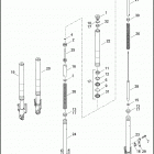 XL1200CX 1LM3 ROADSTER (2016) FORK, FRONT - XL1200CX