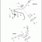 VRSCF 1HPH V-ROD MUSCLE (2013) HANDLEBAR & THROTTLE CONTROL