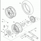 VRSCF 1HPH V-ROD MUSCLE (2017) Колесо заднее