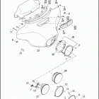 FLHXSE 1PXF CVO STREET GLIDE (2017) WINDSHIELD, FAIRING AND HEADLAMP