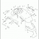 XL1200CB 1LK3 1200 CUSTOM LIMITED B (2017) FENDERS, REAR - XL1200C, XL1200CB