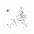 FLHTKSE 1TEF CVO LIMITED (2017) BRAKE CALIPER, REAR