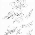 FXDF 1GY4 DYNA FAT BOB (2017) LICENSE PLATE BRACKETS - FXDB, FXDF, FXDLS