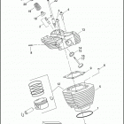 FXDL 103 1GNM LOW RIDER 103 (2017) CYLINDERS, HEADS AND VALVES - TWIN CAM 103&trade;