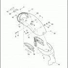 XL1200CX 1LM3 ROADSTER (2016) FENDERS, REAR - XL1200CX (DOMESTIC ONLY)