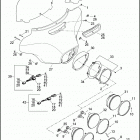 FLHTCU 1FCC ELECTRA GLIDE ULTRA CLASSIC (2017) WINDSHIELD, FAIRING AND HEADLAMP - FLHTCU, FLHTK, ...
