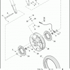 FLHXSE 1PXF CVO STREET GLIDE (2017) Колесо переднее