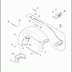 FLHTP 1FMC ELECTRA GLIDE STANDARD POLICE (2017) FENDERS, FRONT