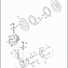 FLRT 1MCC FREEWHEELER (2017) BRAKE CALIPER, REAR
