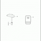 FLHTKSE 1TEF CVO LIMITED (2017) GARAGE DOOR TRANSMITTER AND RECEIVER