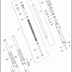 XG750 4NBB STREET 750 (2017) FORK, FRONT