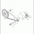 VRSCF 1HPH V-ROD MUSCLE (2013) BELT & SPROCKETS