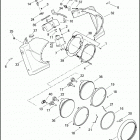FLHRC 1FRC ROAD KING CLASSIC (2017) NACELLE AND HEADLAMP - FLHR AND FLHRC