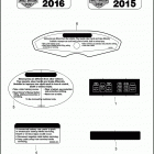 VRSCDX 1HHH VRSCDX NIGHT ROD SPECIAL (2016) Лейбл предостережения
