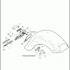 FLHXSE 1PXF CVO STREET GLIDE (2017) LICENSE PLATE BRACKET