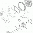 FXDL 103 1GNM LOW RIDER 103 (2017) WHEEL, FRONT, LACED