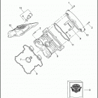VRSCF 1HPH V-ROD MUSCLE (2013) CAMSHAFT COVERS - FRONT SHOWN