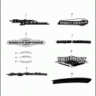 FLHTCU 1FCC ELECTRA GLIDE ULTRA CLASSIC (2017) FUEL TANK TRIM