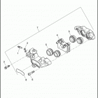 FXSE 1TG9 CVO PRO STREET BREAKOUT (2017) BRAKE CALIPER, FRONT