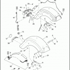 FLHTCU 1FCC ELECTRA GLIDE ULTRA CLASSIC (2017) FENDERS, REAR
