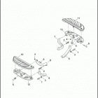 FLHXSE 1PXF CVO STREET GLIDE (2017) FOOTBOARDS, RIDER