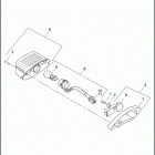 FLHTCUTG 1MAD TRI GLIDE ULTRA (2017) TAIL LAMP AND TURN SIGNALS, REAR - DOMESTIC - FLHT...