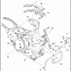 FLHP 1FHM ROAD KING POLICE (2016) FRAME AND JIFFY STAND