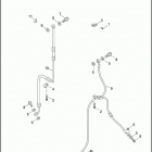 FXDF 1GY4 DYNA FAT BOB (2016) BRAKE LINES, FRONT - NON-ABS