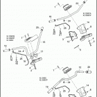 XL1200V 1LF3 SEVENTY-TWO (2013) HANDLEBAR & THROTTLE CONTROL - 1200C / CA / CB / C...