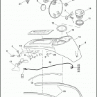 FLHTKSE 1TEN CVO LIMITED (2016) CONSOLE, FUEL TANK