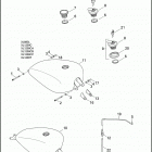 XL1200CX 1LM3 ROADSTER (2016) Топливный бак