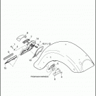 FLHXSE 1PXN CVO STREET GLIDE (2016) LICENSE PLATE BRACKET