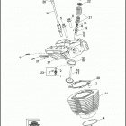 FLHTKSE 1TEN CVO LIMITED (2014) CYLINDERS, HEADS & VALVES - TWIN CAM 110&trade;