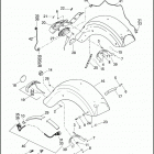 FLHTCU 1FCM ULTRA CLASSIC (2016) FENDERS, REAR