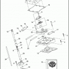 FLRT 1MCM FREEWHEELER (2016) ROCKER ARM ASSEMBLY AND PUSHRODS - TWIN CAM 103&tr...