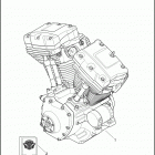 FLHTK 1KEL ULTRA LIMITED (2016) ENGINE ASSEMBLY, TWIN-COOLED&trade; - TWIN CAM 103...
