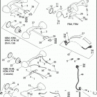 FLHTCU 1FCM ULTRA CLASSIC (2016) TAIL LAMP AND TURN SIGNALS, REAR