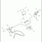 XG500 4NAA STREET 500 (2016) HANDLEBAR, HAND CONTROLS AND SPEEDOMETER