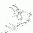 FLHRSE 1PG8 CVO ROAD KING (2014) FRAME & FORK, REAR