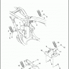 XG500 4NAA STREET 500 (2016) Подножки