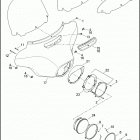 FLHTP 1FMM ELECTRA GLIDE STANDARD POLICE (2016) WINDSHIELD, FAIRING AND HEADLAMP - FLHTP