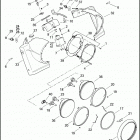 FLHRC 1FRM ROAD KING CLASSIC (2016) NACELLE AND HEADLAMP - FLHR AND FLHRC