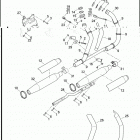XL1200CX 1LM3 ROADSTER (2016) Глушитель