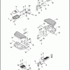 FLHTCU 1FCM ULTRA CLASSIC (2016) FOOTBOARDS AND FOOTPEGS, PASSENGER